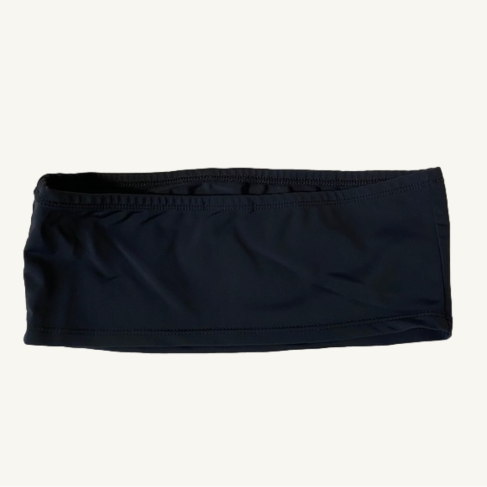 Fashion Nova Black Bandeau Tube Top Medium